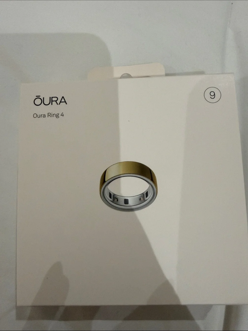 Oura Ring 4 Gold and Silver Size 9